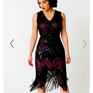 COPY - Unique Vintage Flapper dress sz XL/14 Roaring 20’s